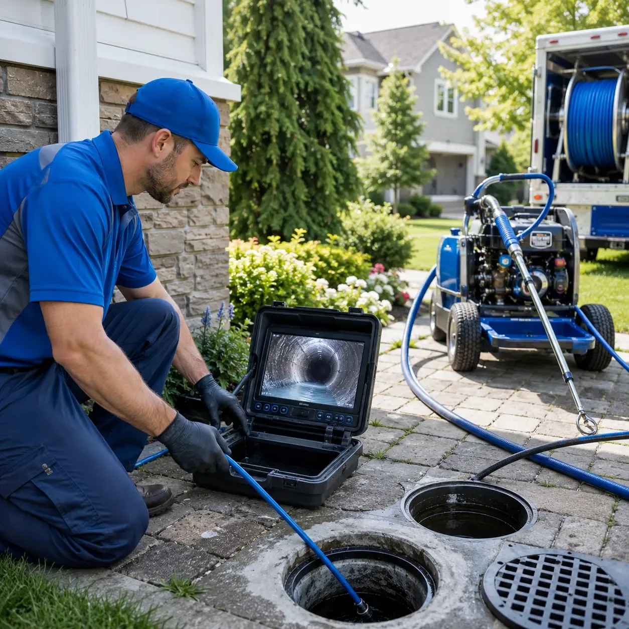Outdoor drain cleaning professionals serving Bremen, KY